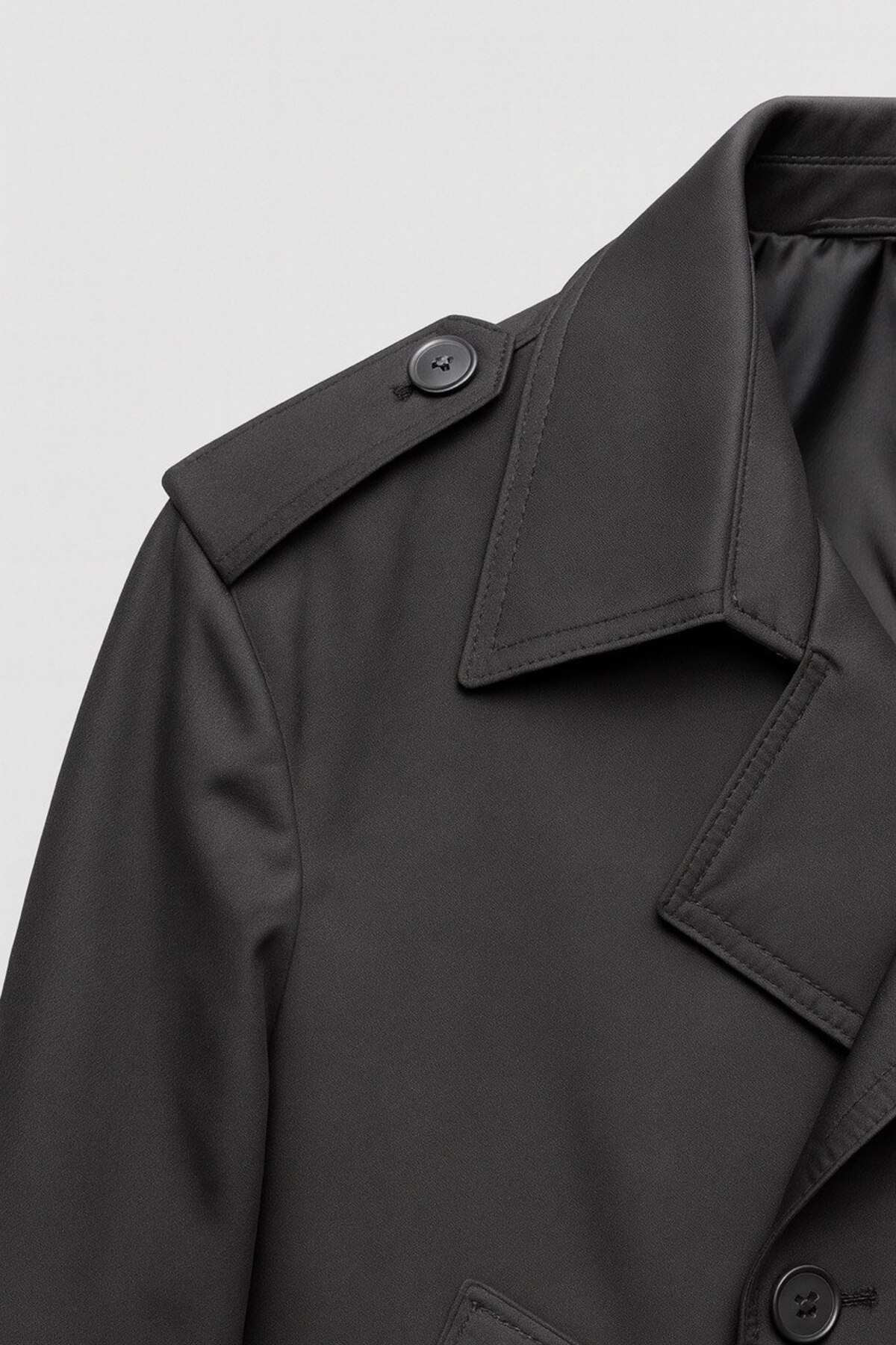 BASEL.CO  Erkek Modern Kesim Su ve Rüzgar Geçirmez Trençkot - Görsel 2