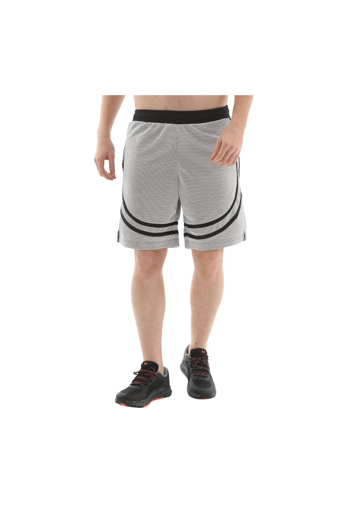 آندر آرمور شلوارک و شلوار کاپری مردانه Curry Sig مدل A6011369-100 خاکستری