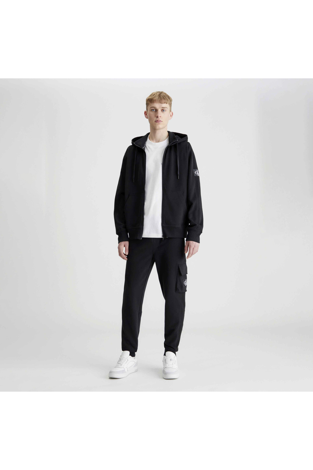 کلوین کلاین تاپ ورزشی مردانه جین مونولوگو بج مشکی