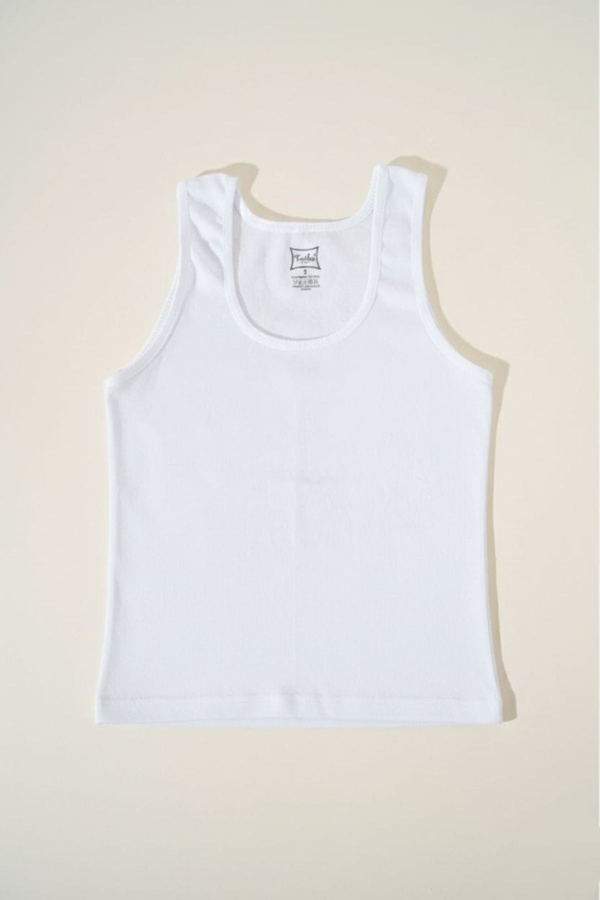 Tutku 5'li Paket %100 Pamuk Ribana Geniş Askılı Kız Bebek Atlet Seti - Yumuşak Terletmeyen Beyaz İç Giyim fotoğrafı 5 (önizleme)