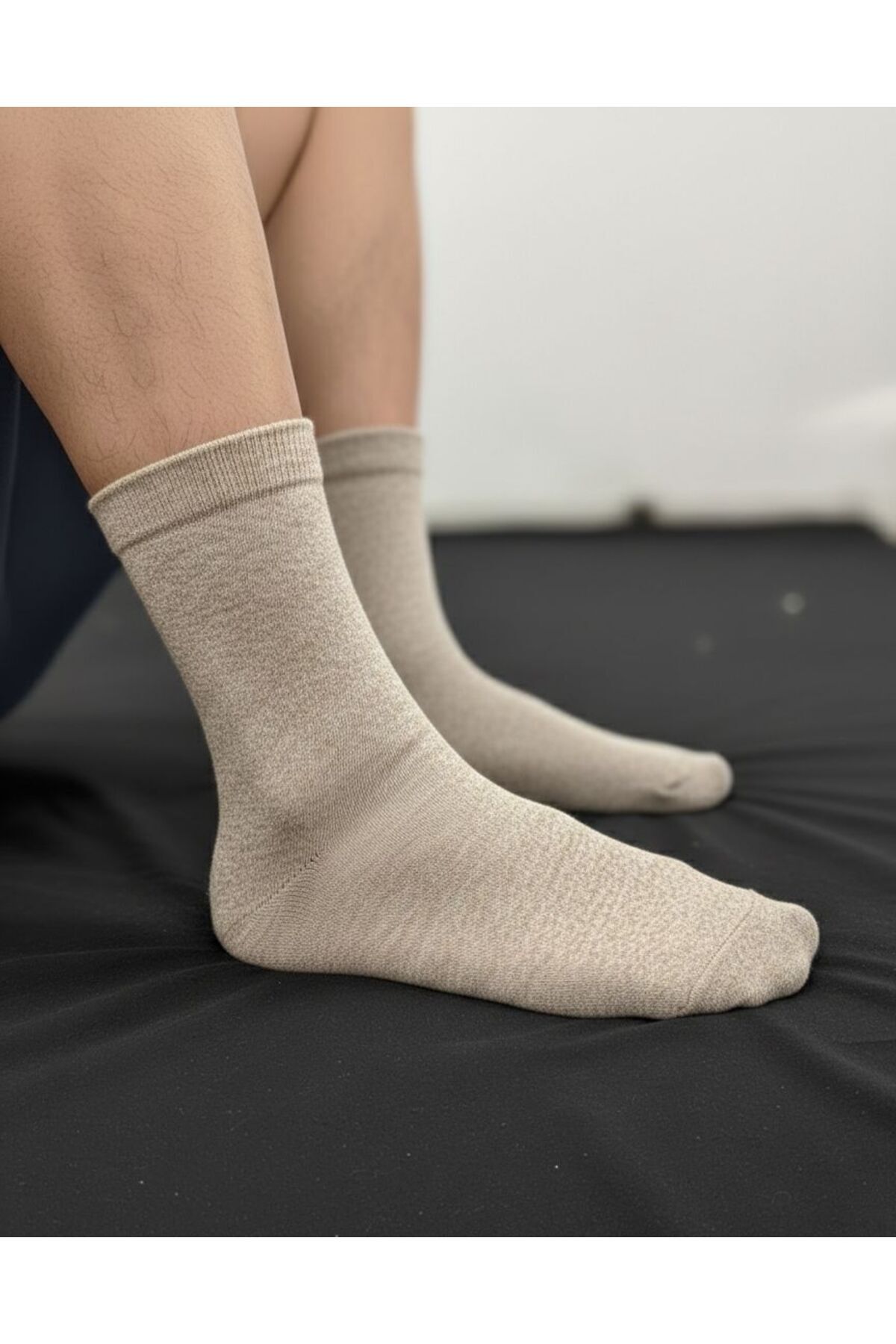 Ay-Ra Collection Unisex Süper Ekonomik Asorti Renkler Pamuklu Desensiz Soket Çorap görsel 3