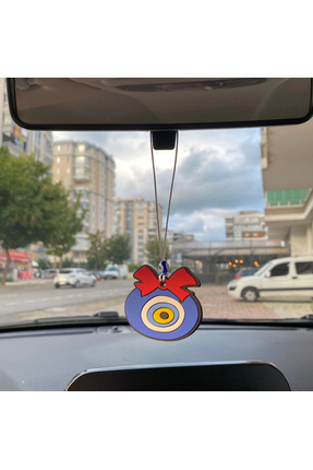 Genel Markalar Nazar Boncuklu Silikon Dikiz Ayna Süsü