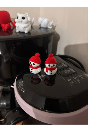 VoxelBytes Kardan Adam Mini Figür – İkili Set