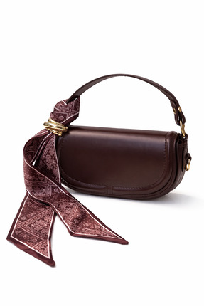 ALL THE WOW Nova Mini Omuz Çantası Fular Detaylı