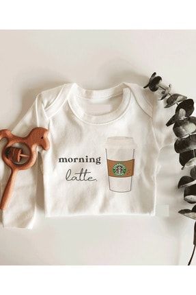 Morning Latte Uzun Kol Çıtçıtlı Organik Bebek Body 311-LMN