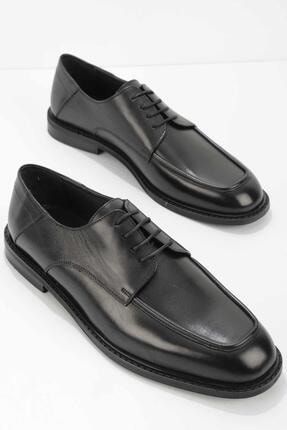Siyah Leather Erkek Klasik Ayakkabı E01798053203