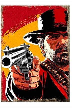 Red Dead Redemption Art Mdf Poster TBLMGDK10820