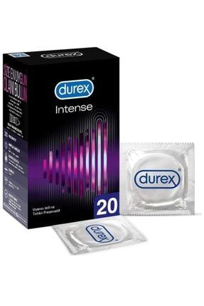 Intense Uyarıcı Jelli Ve Tırtıklı Prezervatif 20'li CHSDUREXINTP
