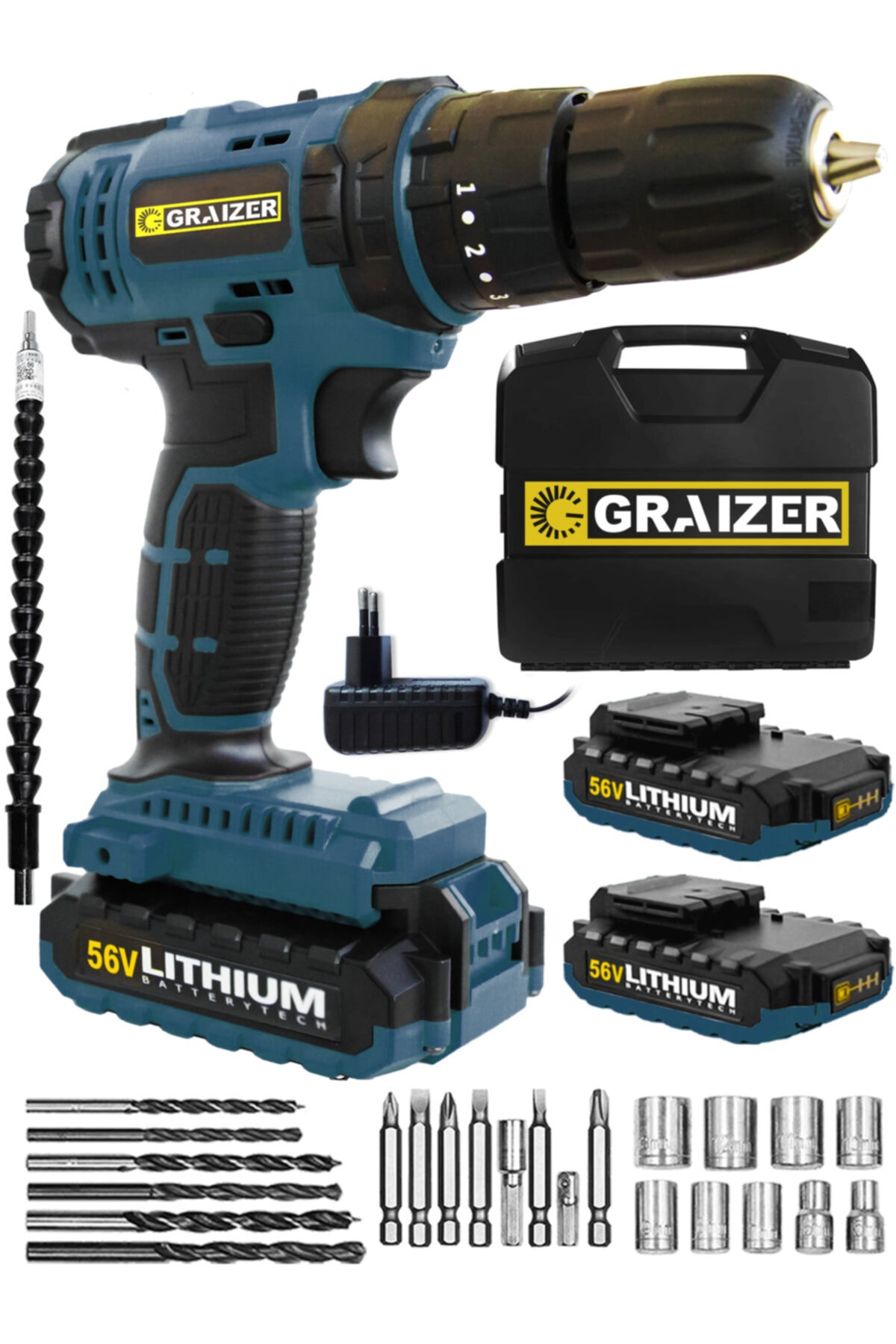 Graizer Germany Technology X-rs 56 V 5 Ah Darbeli Çift Akülü
