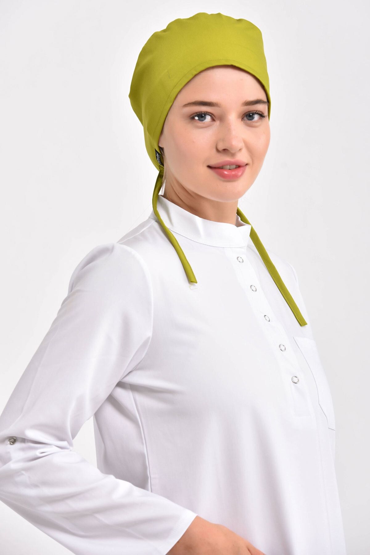 Owlet Medikal-Lycra Olive Green Surgical Cap 3