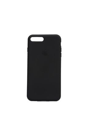Apple Iphone 7 / 8 Plus Uyumlu Altı Kapalı Logolu Lansman Kılıf Kapak Siyah CLL0005