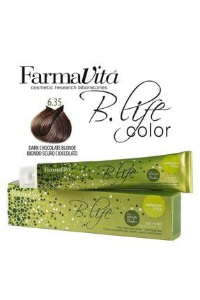 Saç Boyası B.life 100 ml Ammonıa Free 6/35 Koyu Çikolata Sarı Sıvılı B.LİFE 6/35