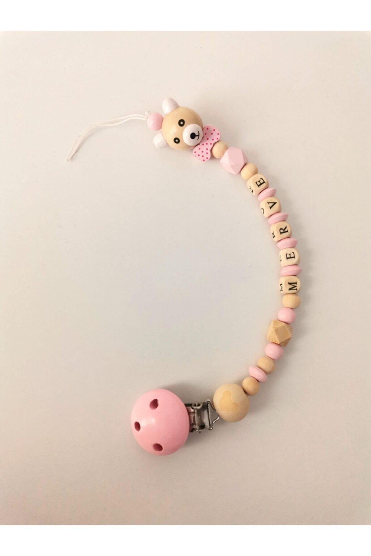 Coco Shoptr %100 Doğal Ahşap Ürünlerden Bebek Emzik Zinciri fotoğrafı 3 (önizleme)