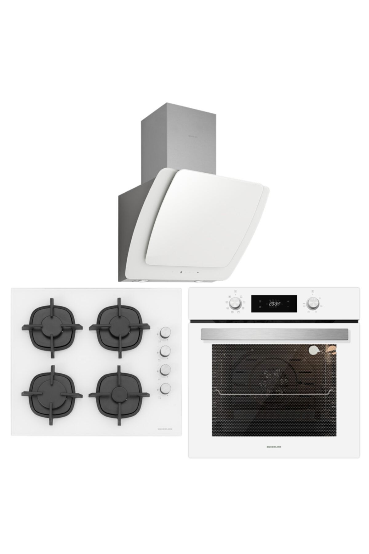 Beyaz Ankastre Set 3373 Misto, Cs5343w01, Bo6504w01