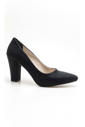 Cavalli Kadın Siyah Abiye Stiletto Topuklu Ayakkabı - Siyah - 37 BA03797