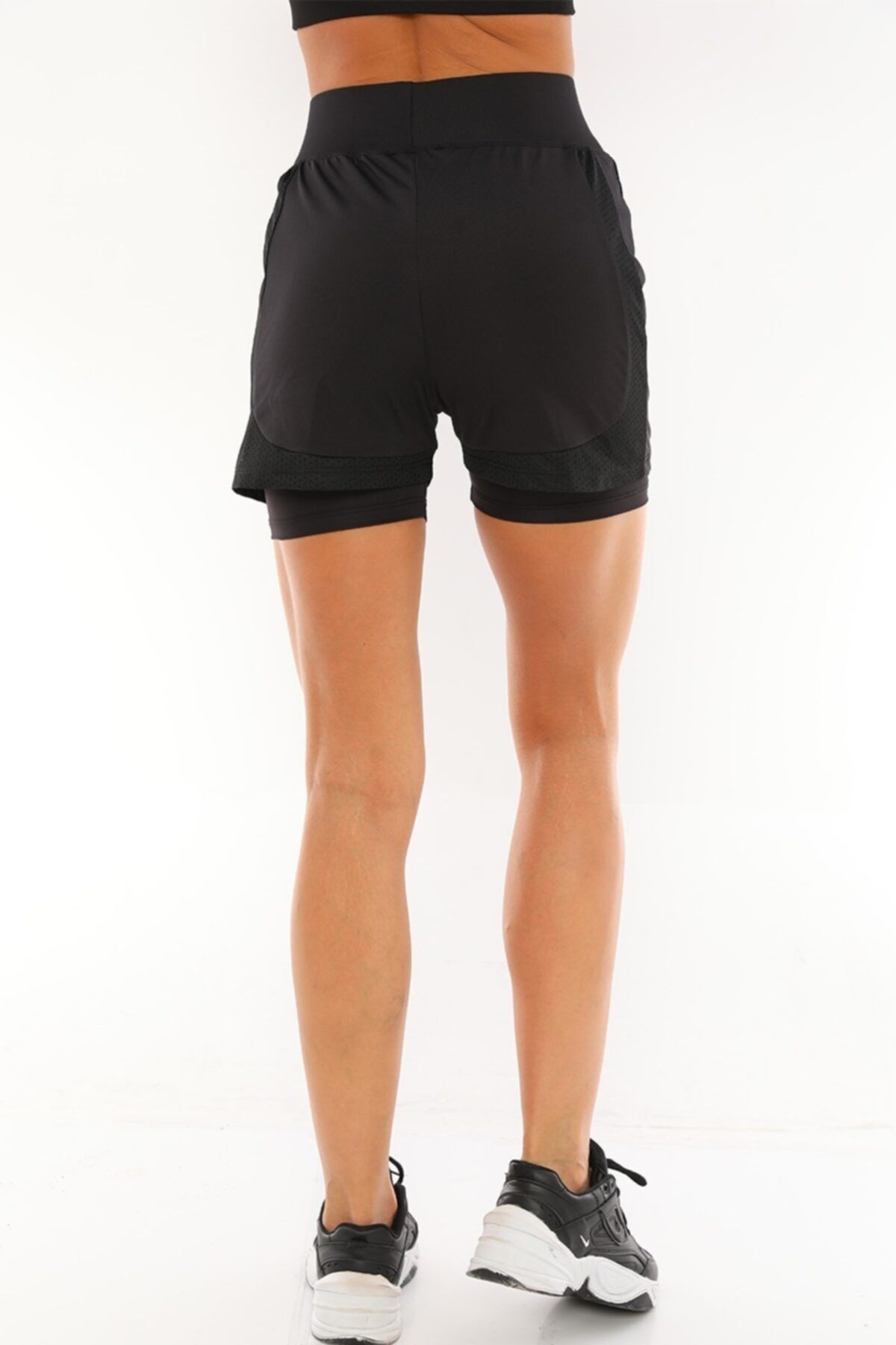 Mesh short leggings top