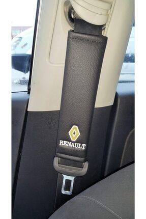 Renault Deri Emniyet Kemer Kılıfı Siyah Iki Adet EKP012