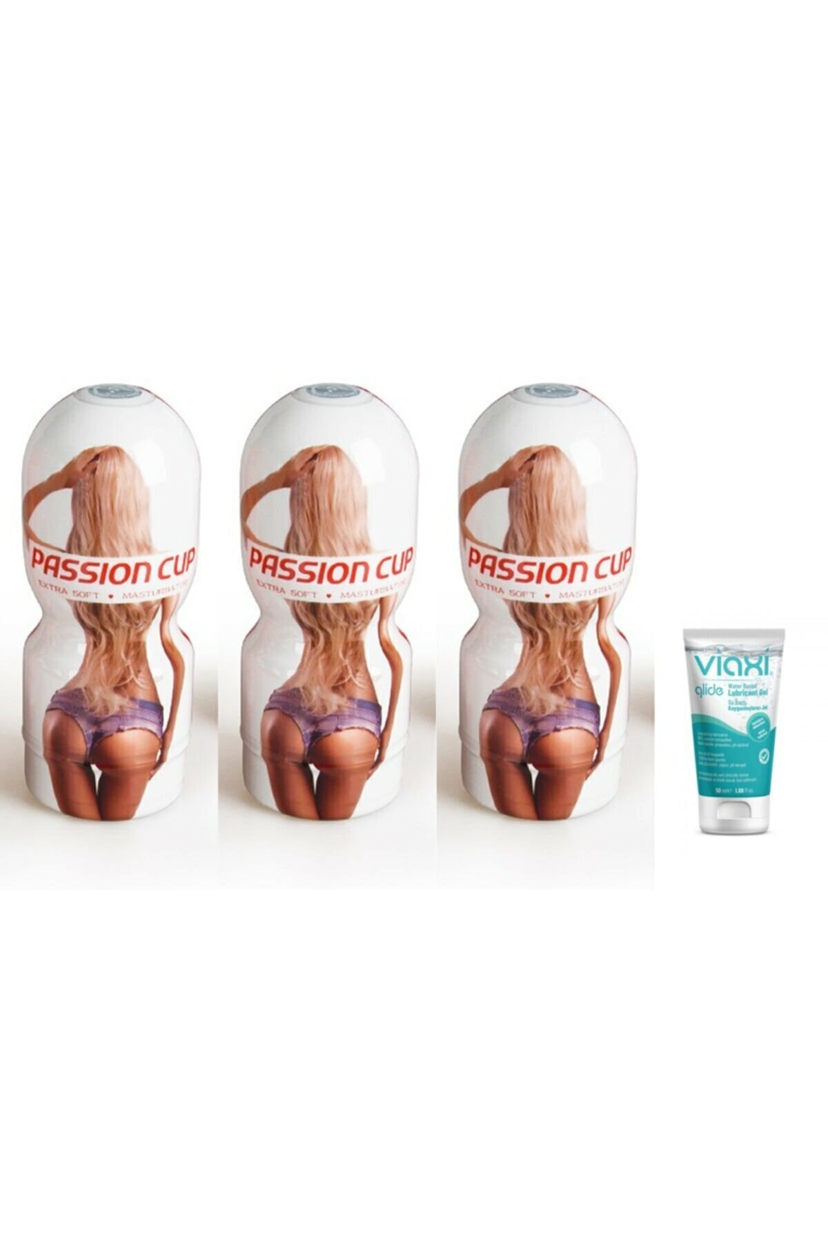 Passion Cup 3'lü Set Pussy Vajina Masturbator