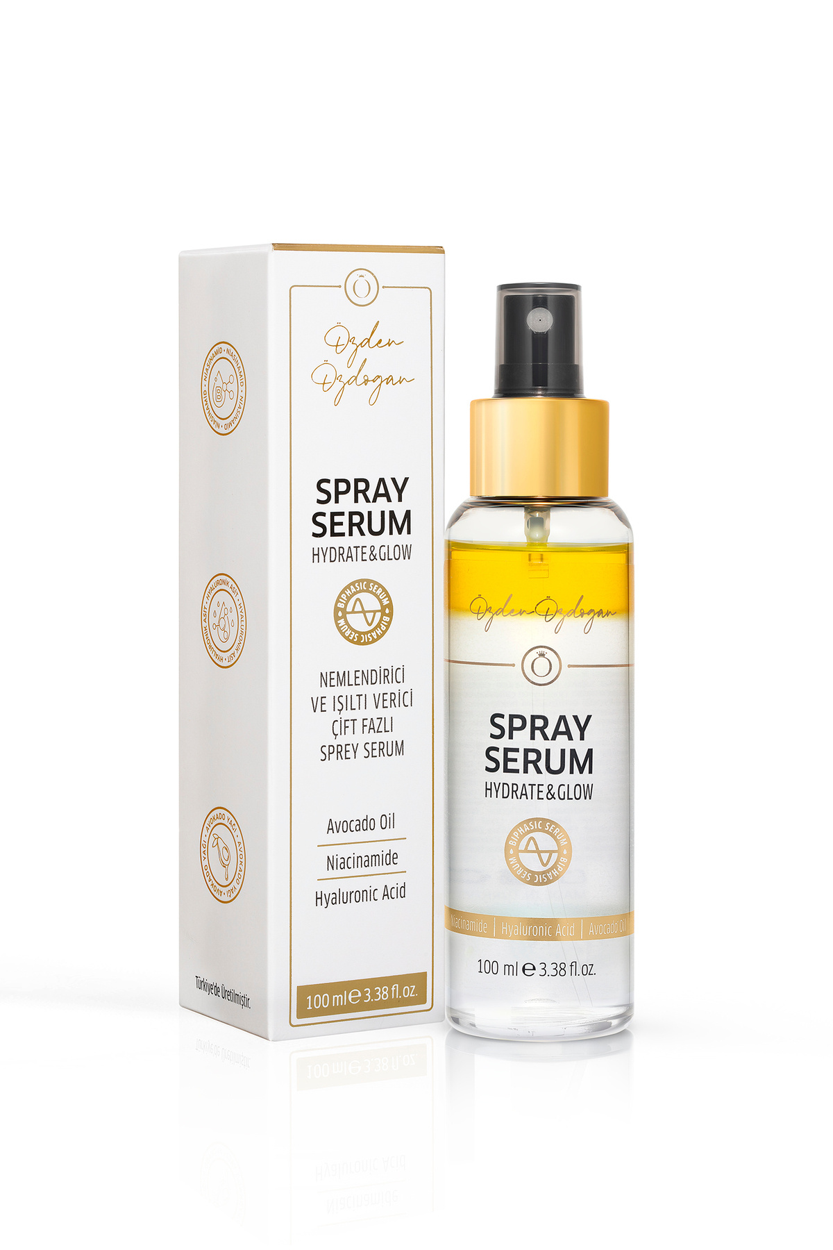سرم اسپری دو فاز مرطوب کننده و روشن کننده ۱۰۰ میلی لیتر — DUALPHASESPRAYSERUM — تصویر 5 از 5