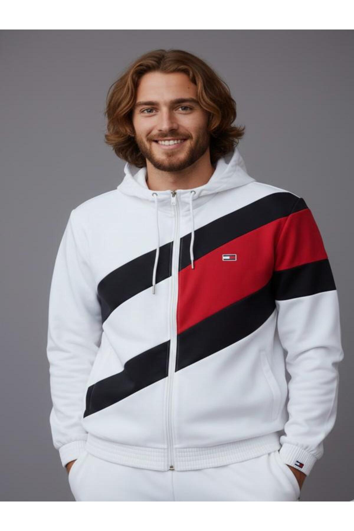 تامی هیلفیگر ژاکت ورزشی رنگی یونیسکس