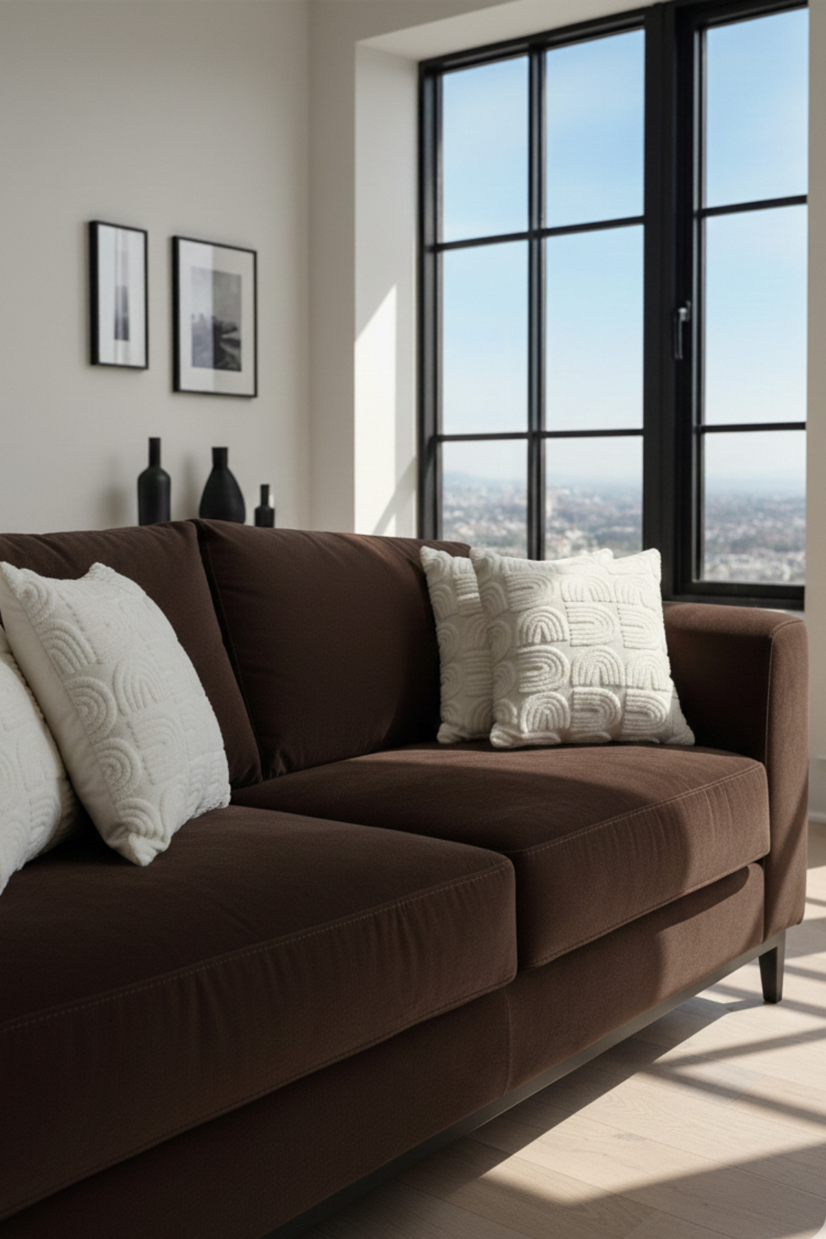 غطاء وسادة منقوش بارز مكون من قطعتين - غطاء وسادة...