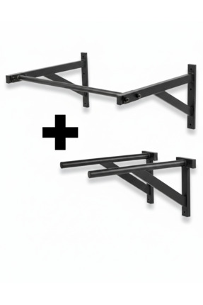 CrewSport Profesyonel Barfiks Ve Dips Barı Seti - Duvar Barfiksi - Paralel Di...
