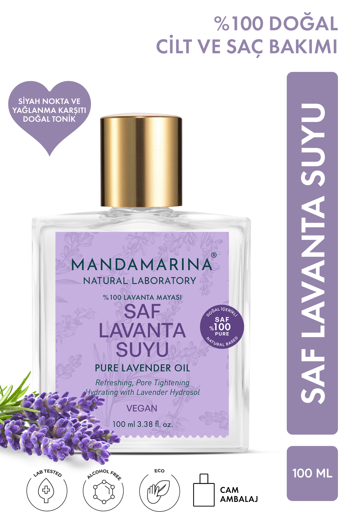 Lavanta Suyu %100 Doğal Tonik 100 ml — TYC2N52S7N172289024132563