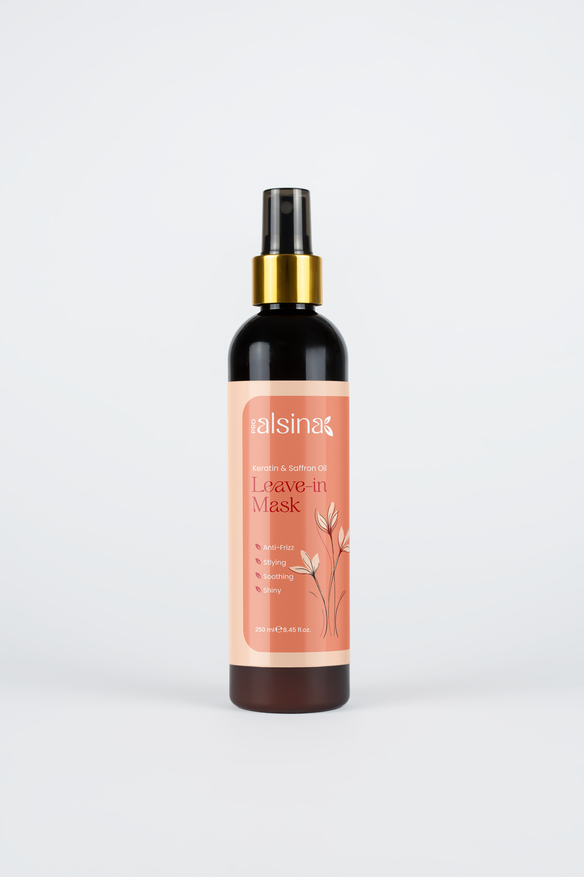 Alsina Keratin & Safran Durulanmayan Saç Bakım Maskesi 250 ml — 8683690485849
