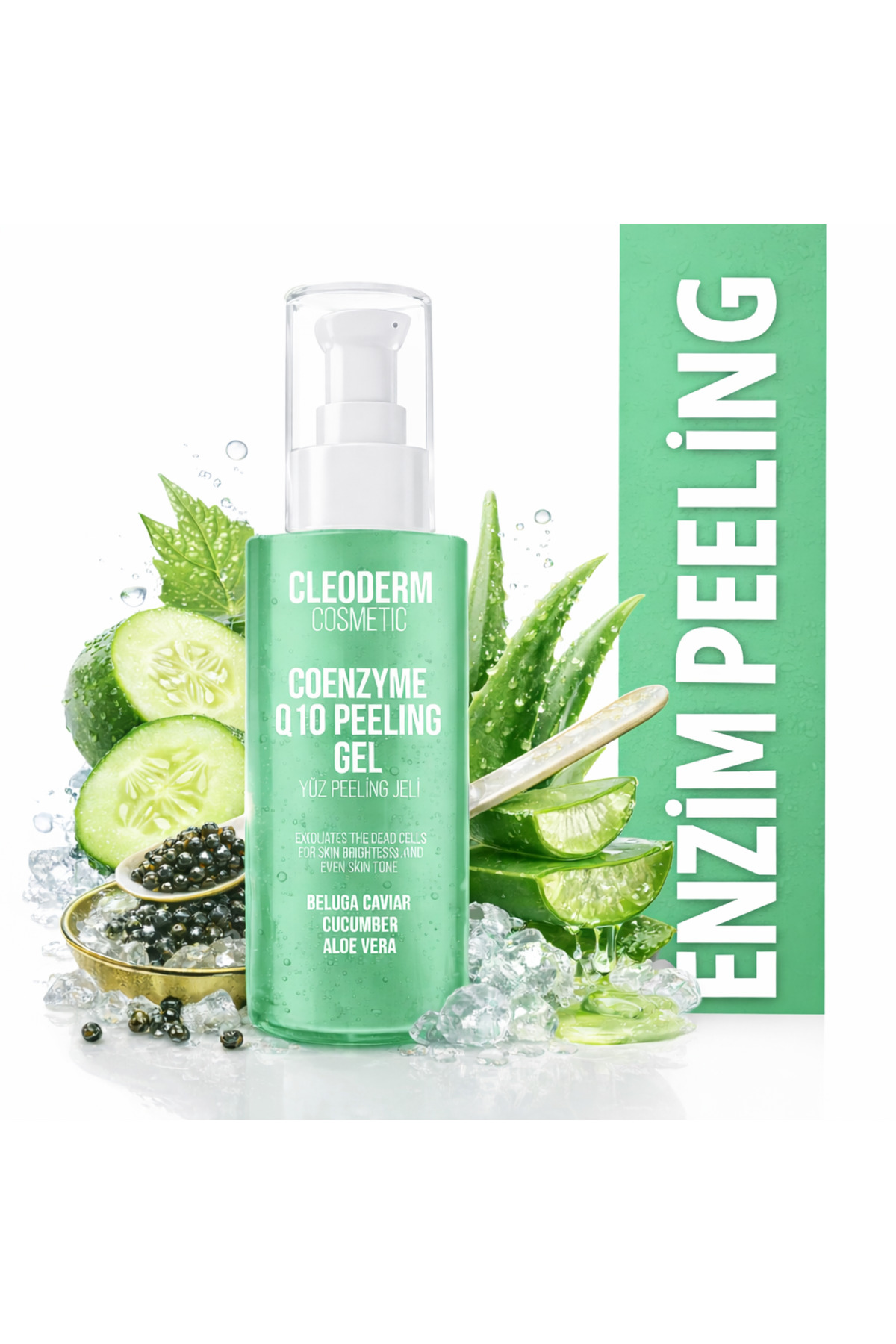 COENZYM Q10 PEELİNG GEL ENZİM PEELİNGBELUCA HAVYAR, ALOE VERA PEELİNG JEL 100ML — 202602 — تصویر 2 از 7