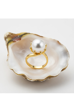 Silveranka 925 Ayar Gümüş Deniz Kraliçesi Yüzük