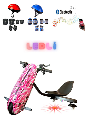 SMART STORE Drift Car Elektrikli Kaykay Scooter Hoverboard Bluetooth + Koruma...