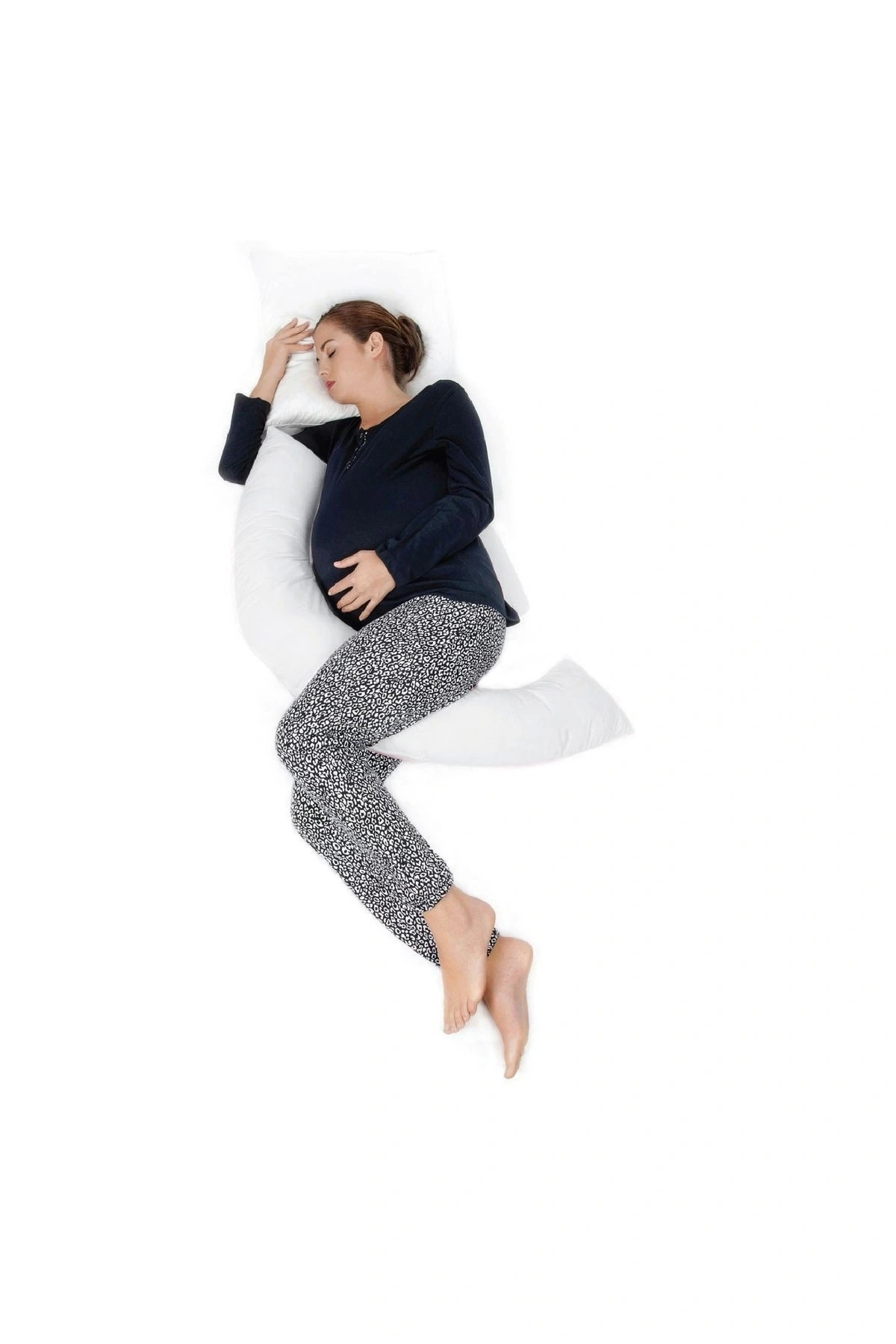 Babyjem Sırt Destekli Hamile Ve Emzrme Yast Ekru fotoğrafı 2 (önizleme)