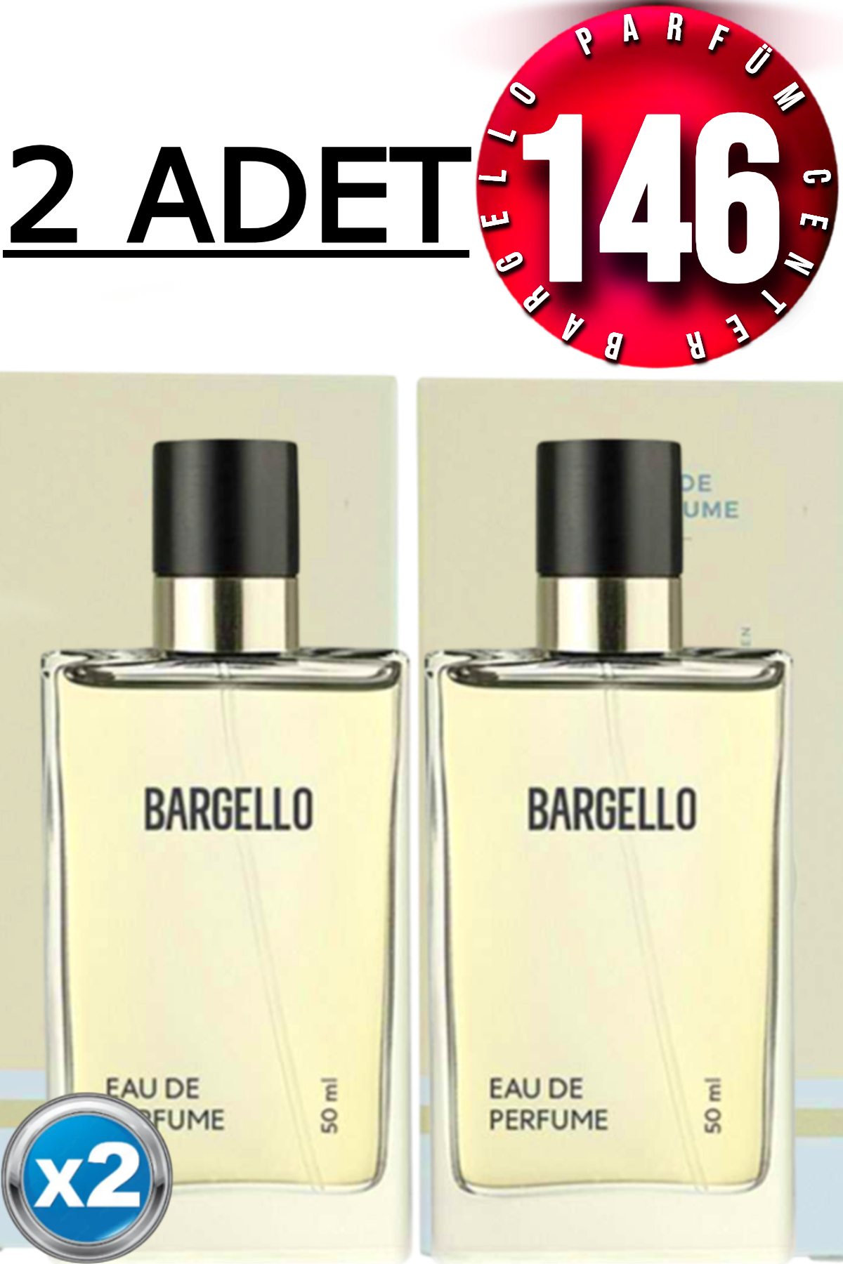 Bargello 146x2(2ADET) Kadın Parfüm Floral 50 ml Edp — RSAF445