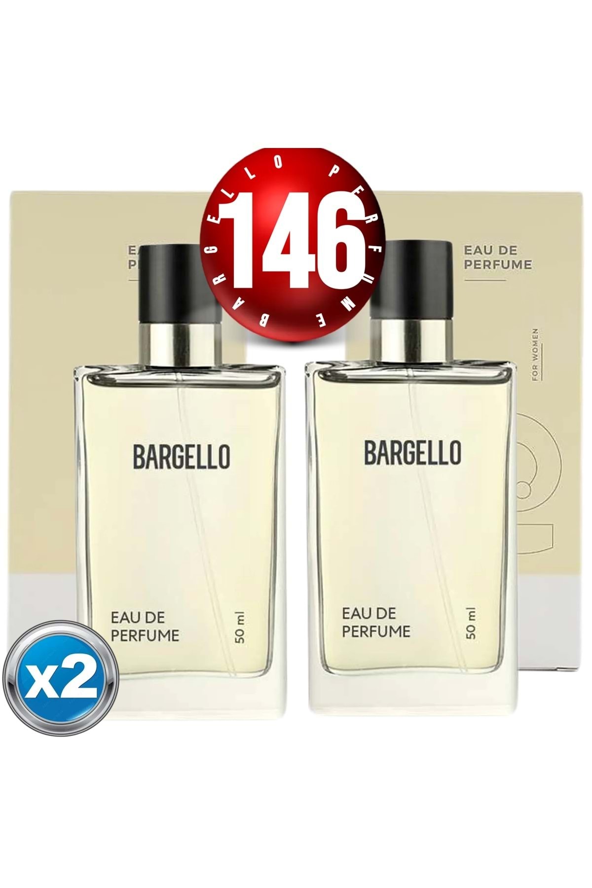 146x2(2ADET) Kadın Parfüm Floral 50 ml Edp — RSAF445 — تصویر 2 از 2