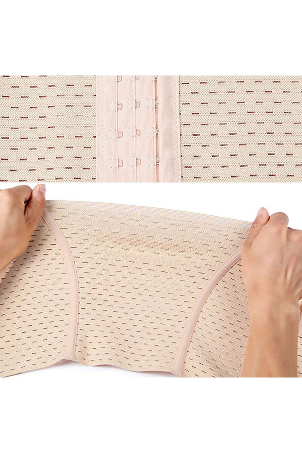 F&W FİT WOMEN Kadın Ten Rengi Doğum Sonrası Lohusa Korse 4418 fotoğrafı 3 (önizleme)