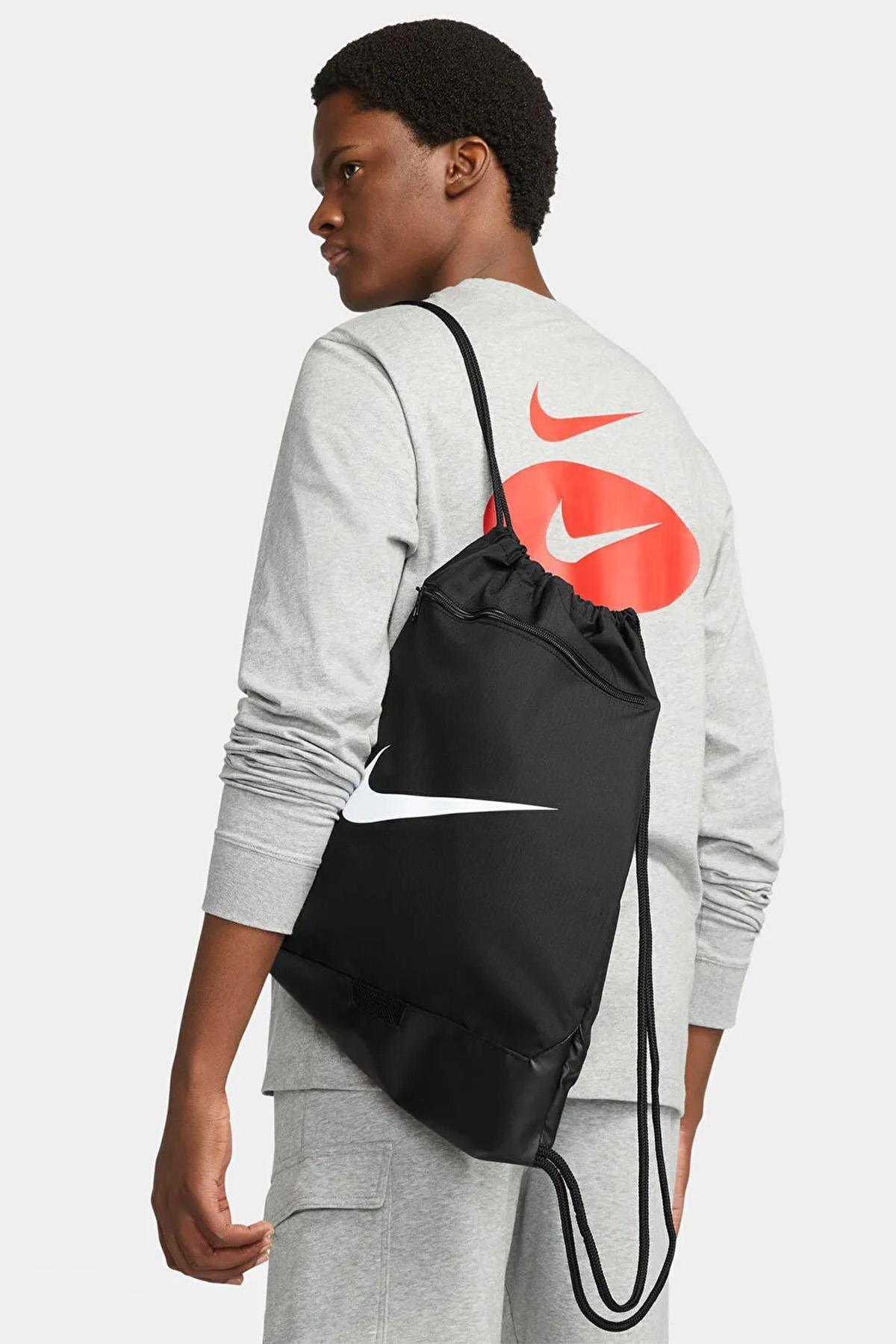 Nike  Aksesuar Nk Brsla Drwstrng 9.5 (18L) DM3978-010 Siyah Unisex Çanta - Görsel 2