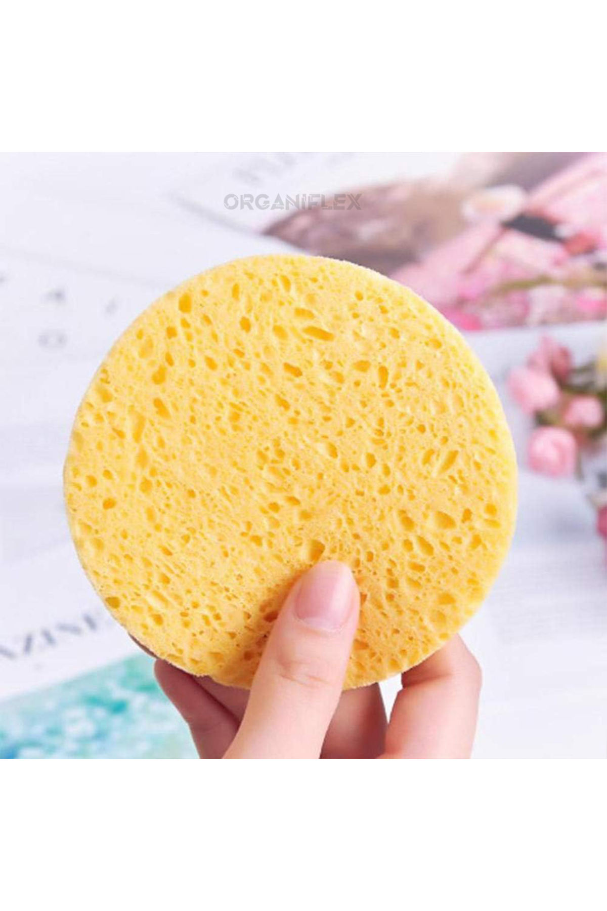 اسفنج‌های پاک‌کننده صورت نرم و مرطوب‌کننده ۶ عددی — اسفنج‌های ۶ عددی — تصویر 5 از 6