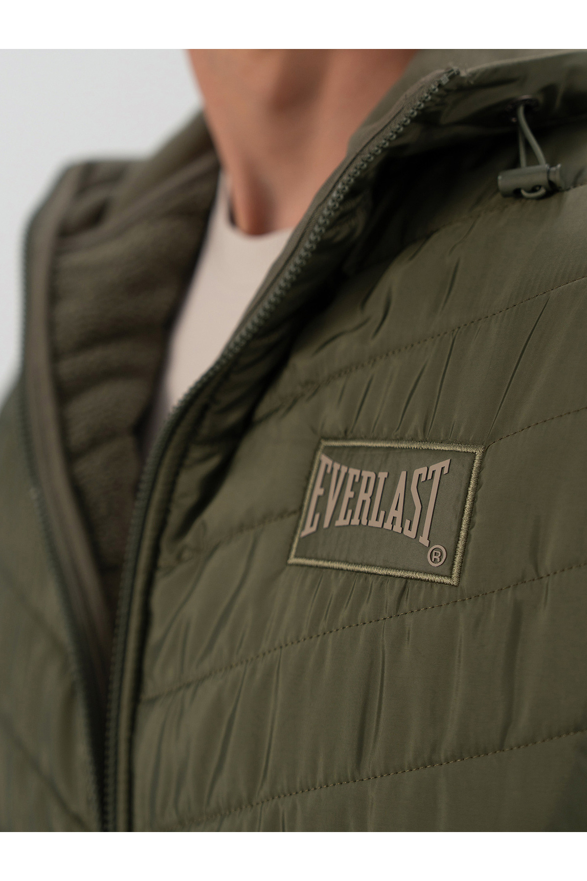 EVERLAST Boxing Club 2.0 Full Zip Haki Erkek Kalın Sweatshirt görsel 8