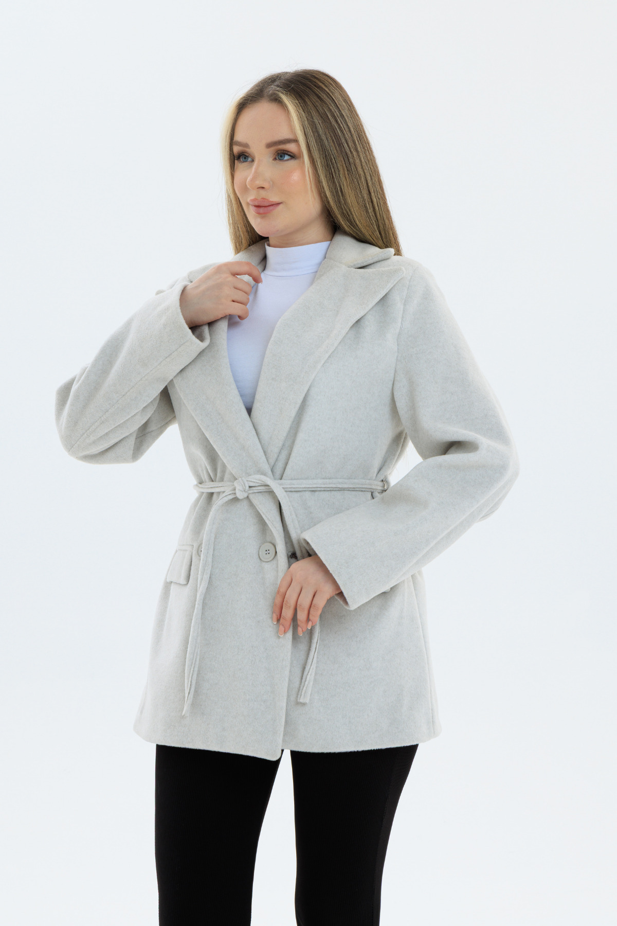 KADEEM  Berin Moscox Kaşe Ceket - 7002 - Görsel 7