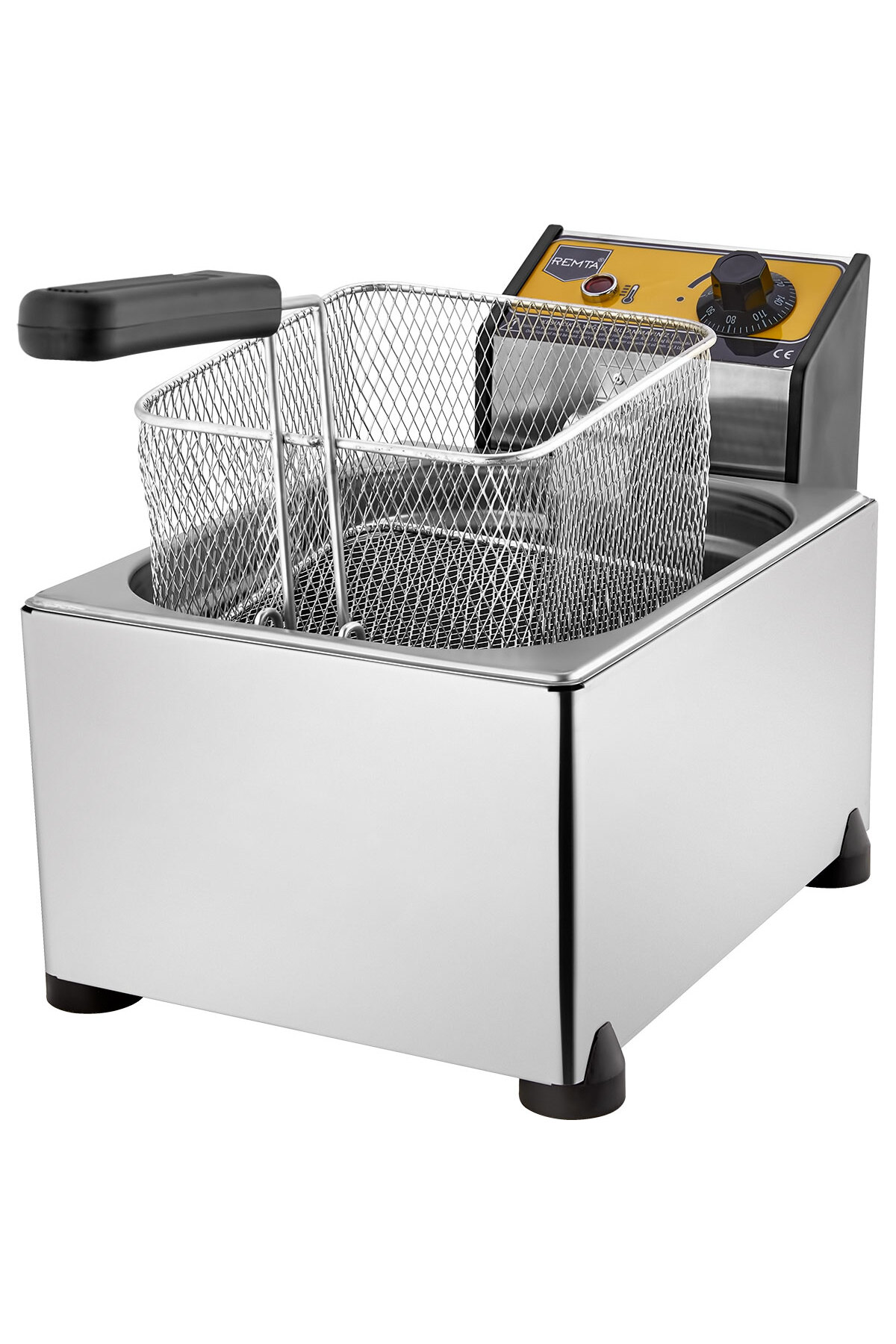 Single Fryer with Lid Electrically 5 L
