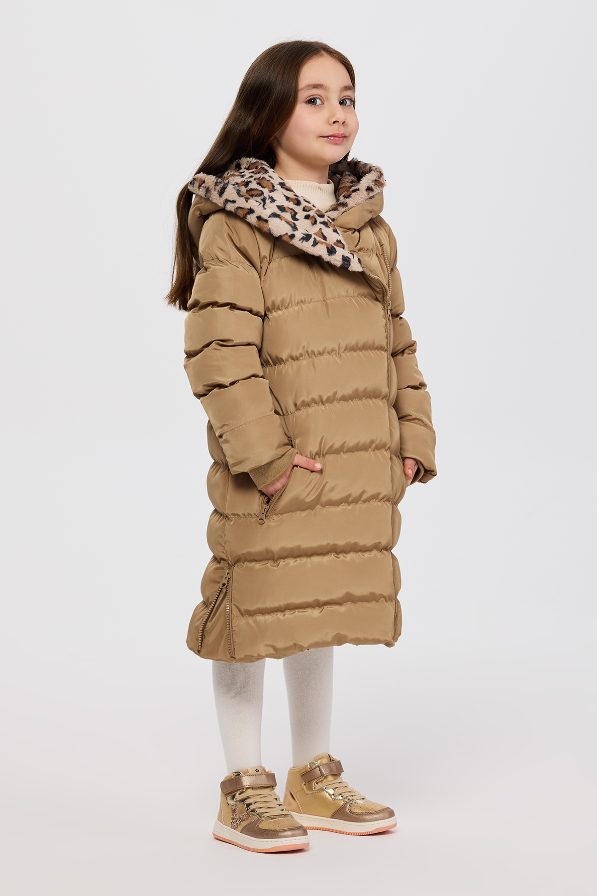 Panço Kız Çocuk Camel Kaban fotoğrafı 7 (önizleme)