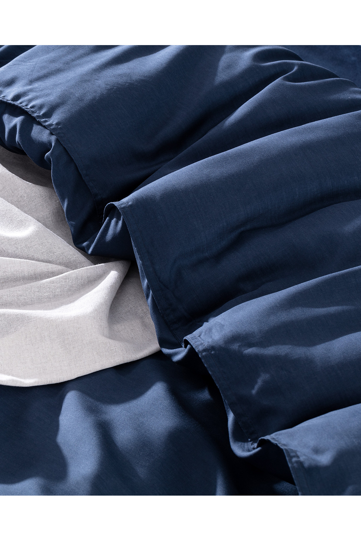 ست روتختی لوآر کینگ سایز تنسل (TENCEL™) - لاجوردی