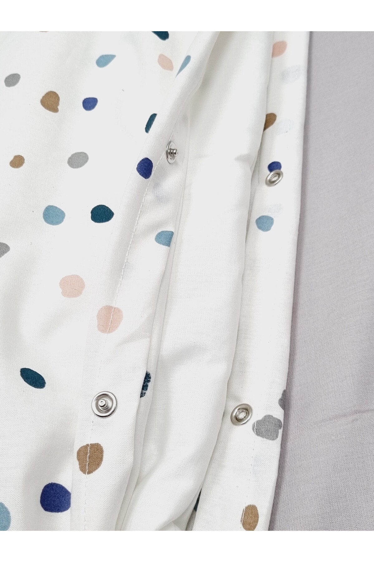 Yada Baby %100 Pamuklu Kumaştan Bebek 6 Parça Yorgan Ve Nevresim Takımı & Uyku Seti (70 X 120 CM) fotoğrafı 4 (önizleme)