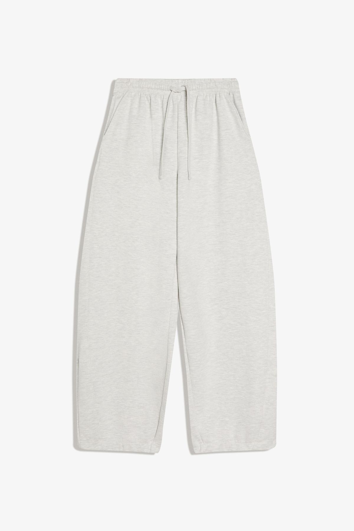 Bershka  Stoperli barrel fit şardonlu eşofman altı - Görsel 7