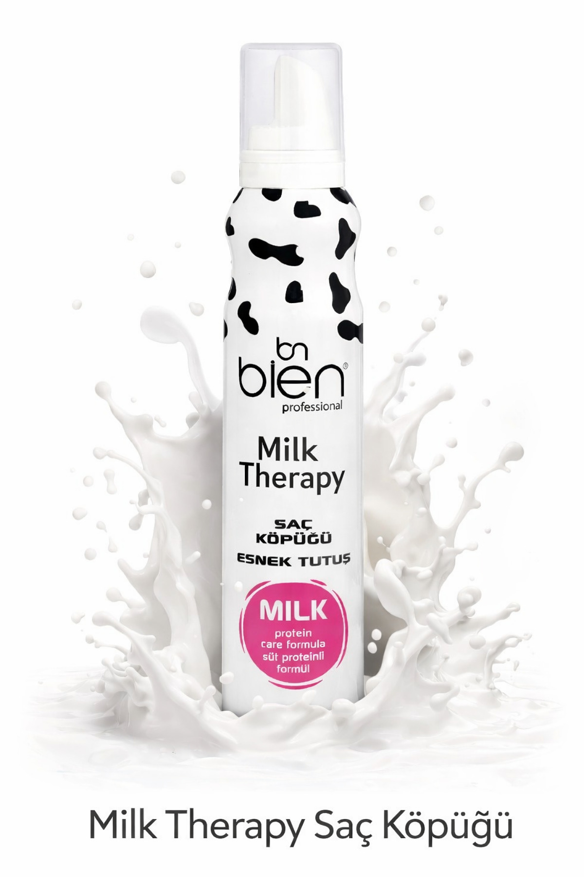 Bien Professional Milk Therapy Süt Proteinli Şekillendirici Saç Köpüğü Esnek Tutuş 200 ML — BİENMİLKKÖPÜK