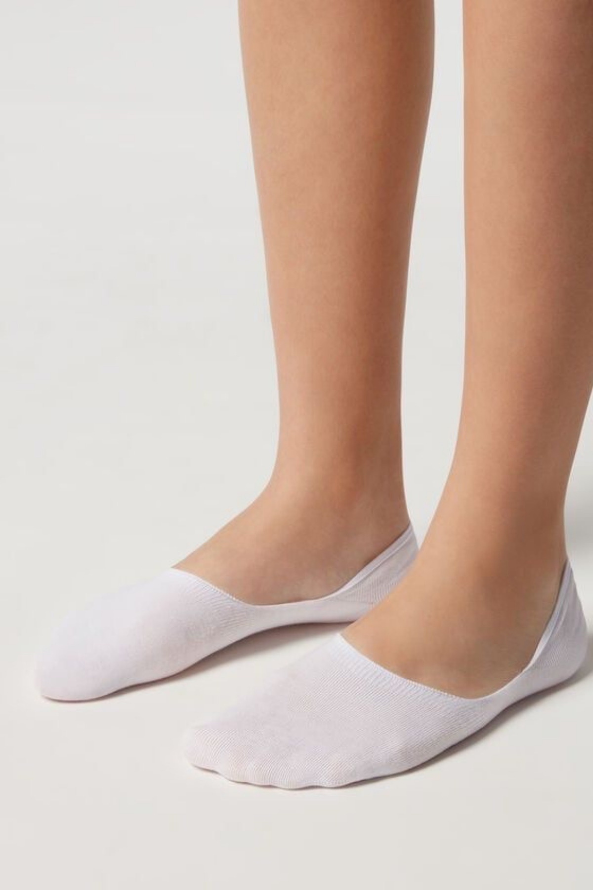 KRAL SOCKS  Kadın - Erkek Düz Desen (10'LU PAKET - 10 ÇİFT) Pamuklu Terletmez Babet Çorap - Görsel 3