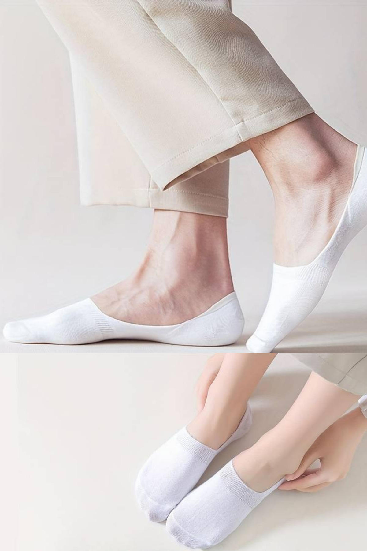 KRAL SOCKS 10 Çift Unisex Pamuklu Düz Desen Terletmez Babet Çorap görsel 3