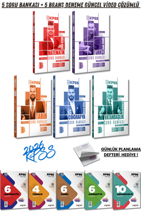 Benim Hocam Yayınları 2026 Kpss Genel Yetenek Genel Kültür Tamamı Çözümlü Sor...