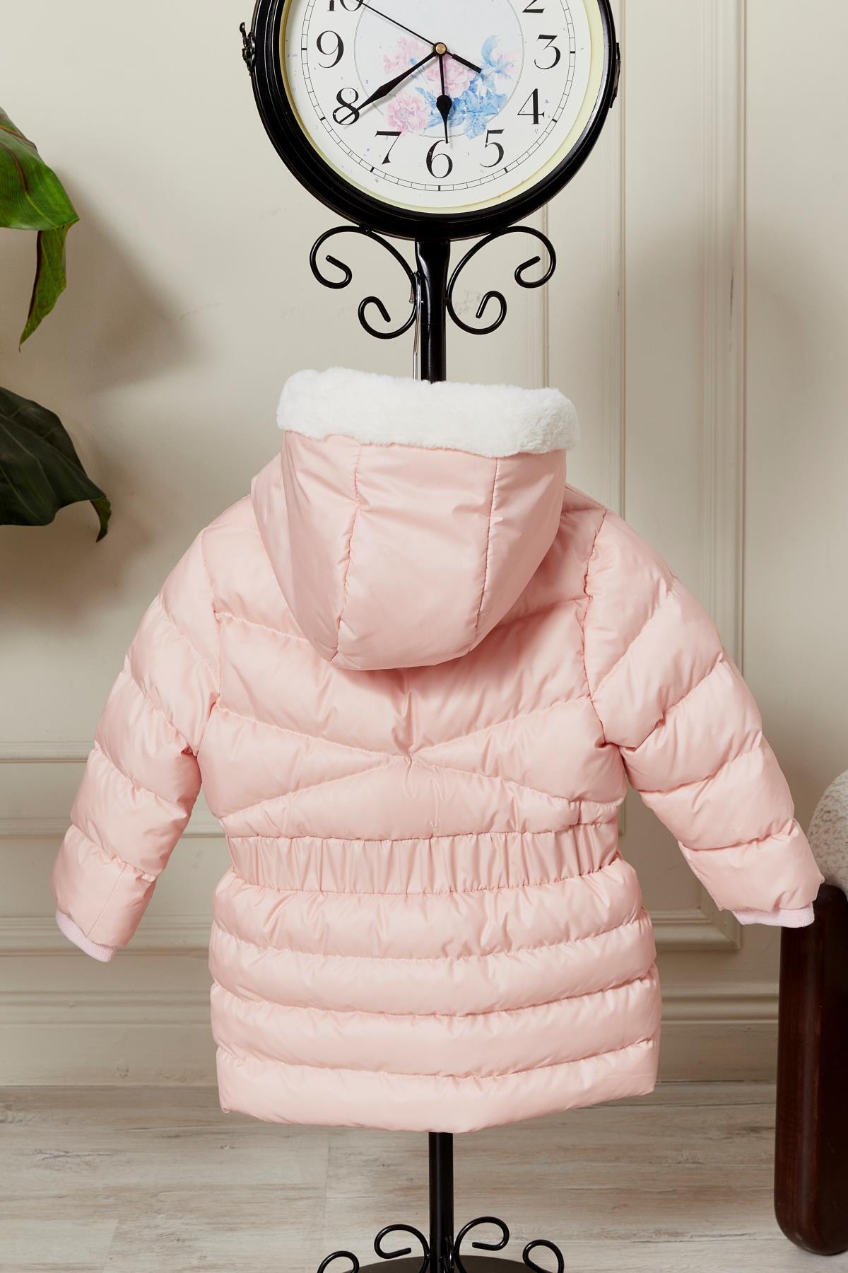 Benittokids Kız Bebek Kapüşonlu Kışlık Mont 51333 fotoğrafı 3 (önizleme)