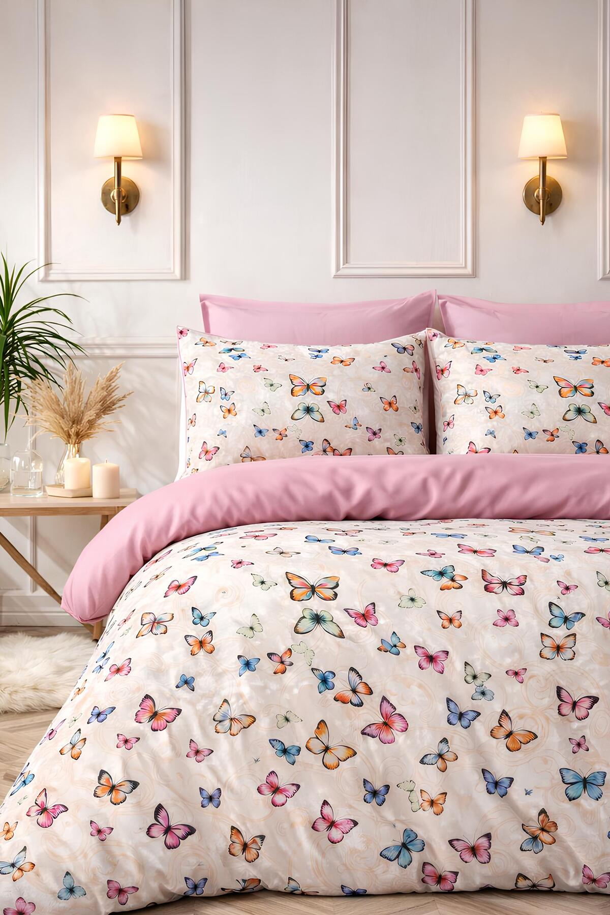 Always Σετ Παπλωματοθήκη Διπλής Όψης με Ελαστικό Πανί Ela